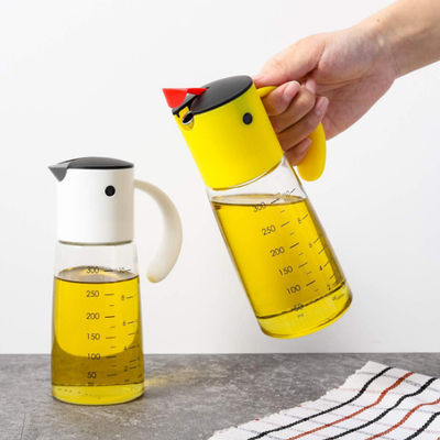 Olive Oil Dispenser Bottle Leakproof-Glasfläschchen-Edelstahl-Nicht-Tropfenfänger-Tülle