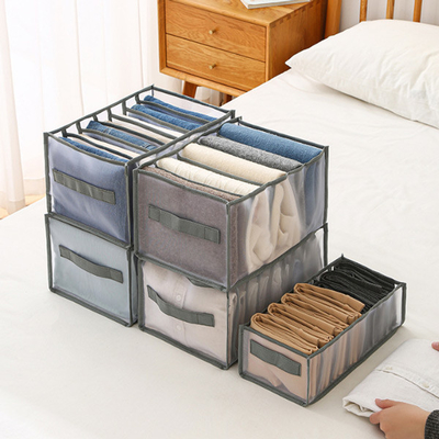 7 Gitter-Kleidungs-Haushalts-Vorratsbehälter-Fach-Organisator For Wardrobe