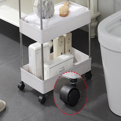 Mehrschichtiges mobiles Aktenwagen-Gestell für Küchen-Schlafzimmer-Badezimmer