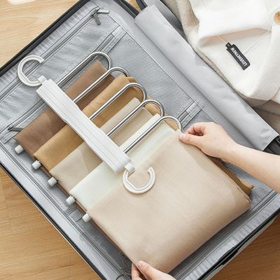 Raumersparnis keucht Aufhänger-rutschfeste Kleidung, überlagerte, die Hosen des Organisator-5 stark beanspruchen
