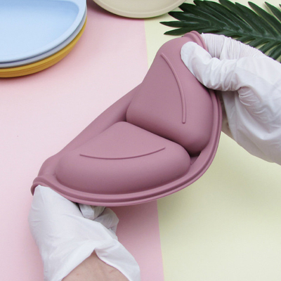 Geteilte multi Fach-Brotdose-Silikon-Saugplatten für Babys