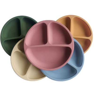Geteilte multi Fach-Brotdose-Silikon-Saugplatten für Babys