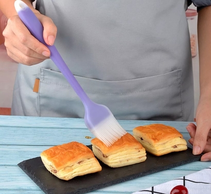Großes hitzebeständiges backendes begießendes Barbecue-Soße Bürsten-Silikon