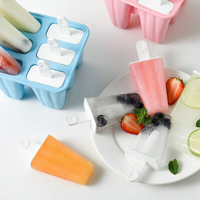 Eis am Stiel formt 6 Stücke, Silikon-, daswassereis freien Wassereis-Hersteller BPA formt