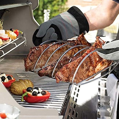 Grill GRILL Werkzeug-und Zusatz-Steak Rib Rack Holder