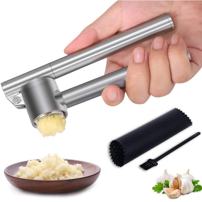 Edelstahl-Knoblauch-Zerkleinerungsmaschinen-u. Peeler-Satz des Knoblauch-Presse-Fleischwolf-Rost-Beweis-304