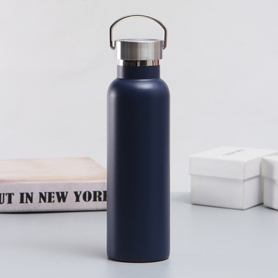 Trinkbecherwasser Flasche des doppel-wandigen Edelstahl-600ml kundenspezifische mit Deckel