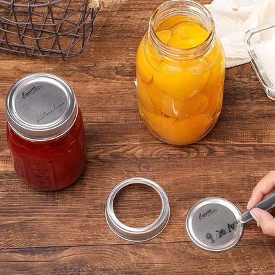 Aufgeteilte Art einmachende Glas-Deckel-regelmäßige Massengroße Öffnung für Mason Jar