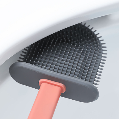 Nette multi Farbhaushaltsware-Plastikprodukt-Silikon-Toiletten-Bürste mit Halter