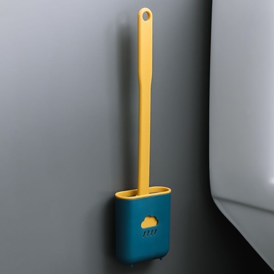 Nette multi Farbhaushaltsware-Plastikprodukt-Silikon-Toiletten-Bürste mit Halter