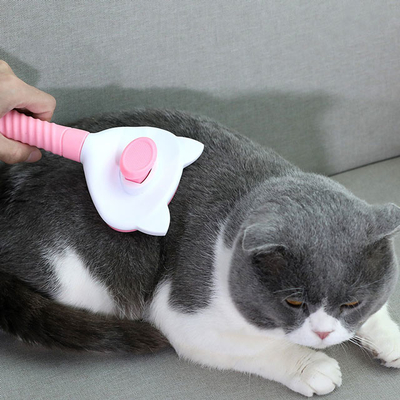 Kundenspezifische Edelstahl-Haushaltsware-Haustier-Haar-Entferner-Bürste für Hundekatze