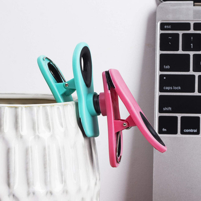 Bunte magnetische Plastikclip der Taschen-pp. TPR für Kühlschrank 3 Zoll