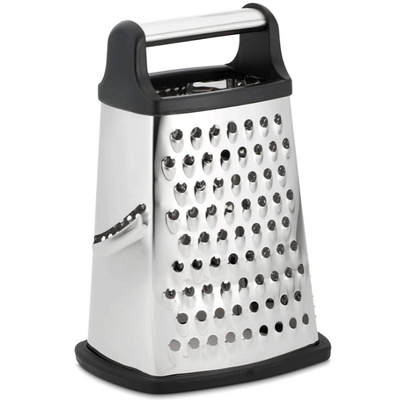 4 mit Seiten versehene Edelstahl-Hochleistungsküchen-Kasten-Käse-Reibe für Parmesankäse-Parmesankäse