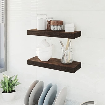 Sich hin- und herbewegende an der Wand befestigte hölzerne Regal-Leisten für Schlafzimmer-Wohnzimmer-Badezimmer-Küche