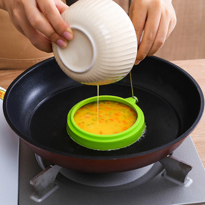 Omelett-Silikon-Ei-Ring Mold For Fried Pancake-Ei-Kochen