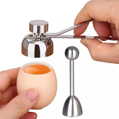 Kundenspezifischer Edelstahl-Haushaltsware-Ei-Cracker Topper Tools