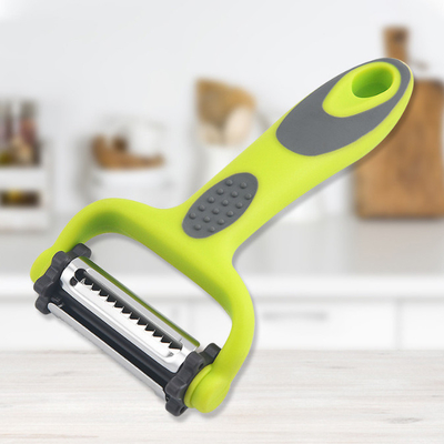 Drehbare Edelstahl-Haushaltsware Peeler 3 in 1 für Kartoffel Gemüse
