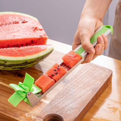 Edelstahl-Würfel-Wassermelonen-Schneidmaschinen-Schneider-Küchen-Geräte