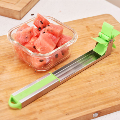 Edelstahl-Würfel-Wassermelonen-Schneidmaschinen-Schneider-Küchen-Geräte