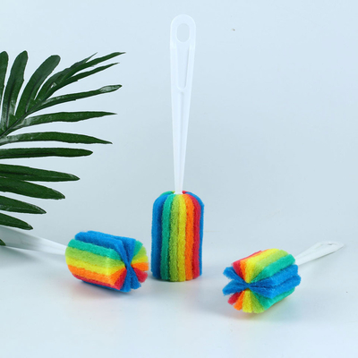 ODM-waschende Reinigungsmassenküche liefert lange Griff-Flaschen-Wäscher-Plastikbürste