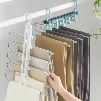 Haushaltsware-Raumersparnis-faltende Aufhänger-PlastikTrockengestelle für Kleidung