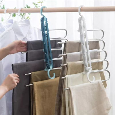 Haushaltsware-Raumersparnis-faltende Aufhänger-PlastikTrockengestelle für Kleidung