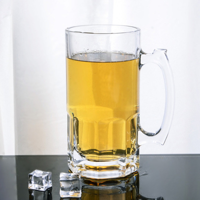 Personifiziertes großes Extrabier Stein Glass Mug With Handle 35 Unze