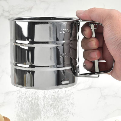 Sieb Küchen-Edelstahl-Filter-Fine Mesh Flour Sieve Powdered Sugar
