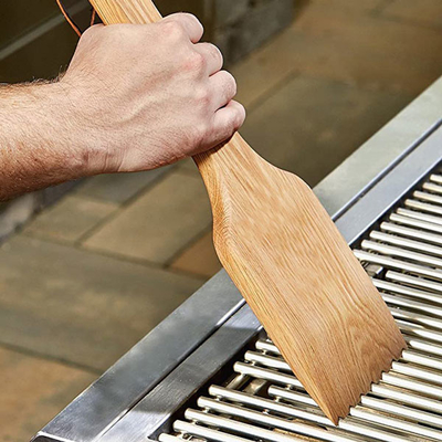 Borste grillen freie natürliche hölzerne GRILL Werkzeuge und Zusätze Schaber