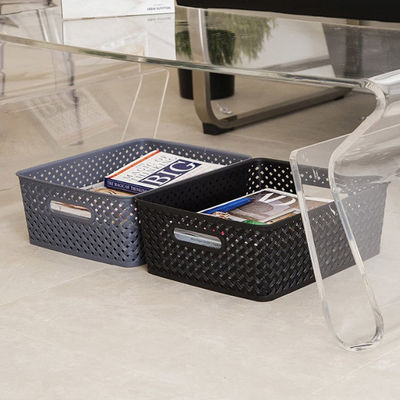 Plastikspeicherkorb-Haushalts-Organisatoren für Waschküche-Voorratsbehälter