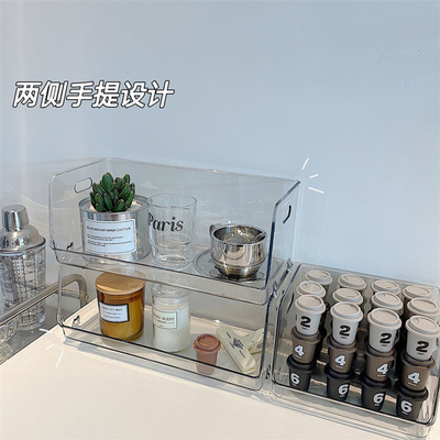 voorratsbehälter-Organisator-For Cosmetic Jewelry-Briefpapier des freien Raumes 18L Acryl