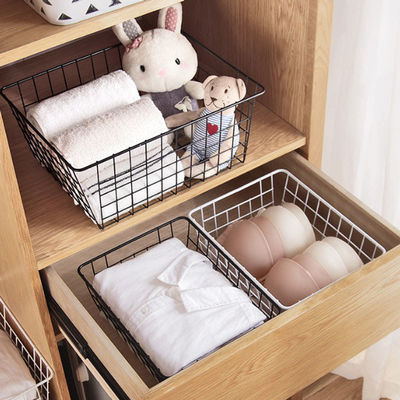 Draht-Speicher-Körbe Metalldraht-Korb-Speiseschrank-Organisation mit Griffen