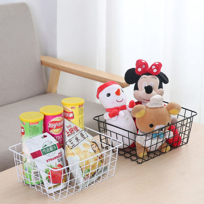 Draht-Speicher-Körbe Metalldraht-Korb-Speiseschrank-Organisation mit Griffen