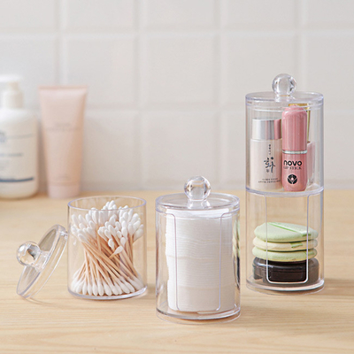 Wattestäbchen-Magazin Plastikapotheker-Glas 10 Unze-freien Raumes für Badezimmer