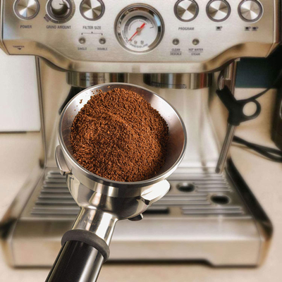 Edelstahl-Kaffee, der den Espresso des Ring-54mm dosiert Trichter dosiert