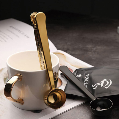 Mehrfarben-Kaffee-Schaufel des Edelstahl-304 mit langem Griff