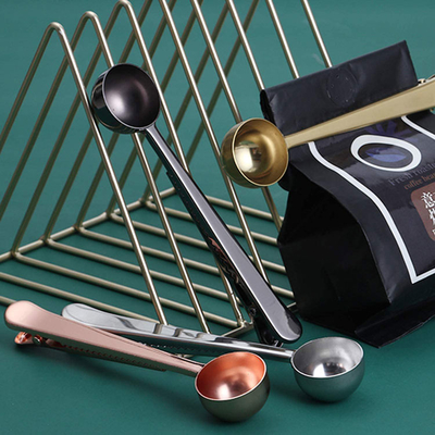 Mehrfarben-Kaffee-Schaufel des Edelstahl-304 mit langem Griff