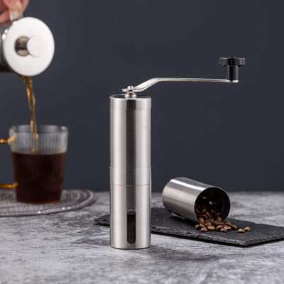 Edelstahl wesentlicher Barista Tools Manual Coffee Bean Grinder für Aeropress-Tropfenfänger-Espresso