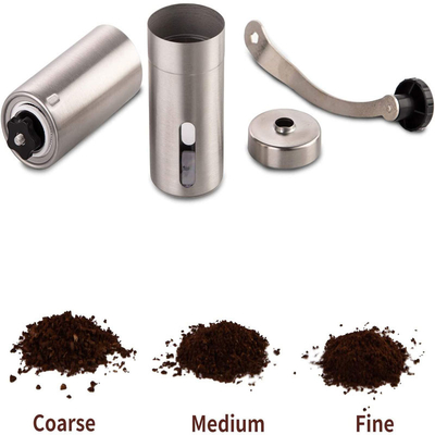 Edelstahl wesentlicher Barista Tools Manual Coffee Bean Grinder für Aeropress-Tropfenfänger-Espresso