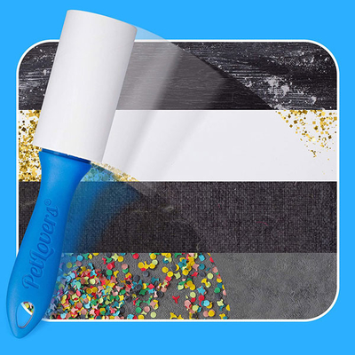 Plastikklebriger Extrafussel-woolen Kleidungs-Haar-Entferner-Rolle für Blätter des Haustier-Haar-420