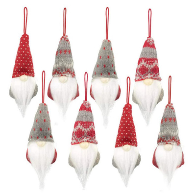 Handgemachtes Halloween-Weihnachten verziert Plüsch-Gnomen für Weihnachtsbaum