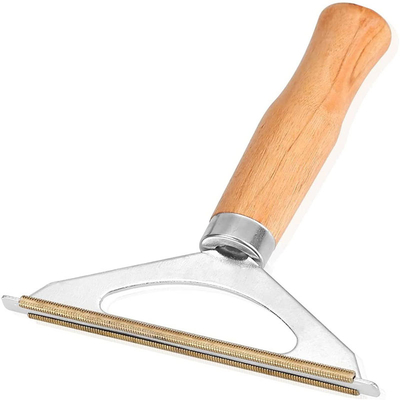 Hölzerne Griff-Flaum-Fussel-Kleidungs-Haar-Entferner-Rolle für Kleidungs-Haustier-Haar