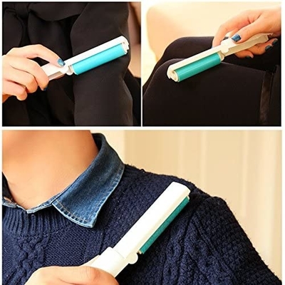 18.7cm Mini Plastic Carpet Clothes Hair Entferner-Rollen-Bürste für Cat Dog