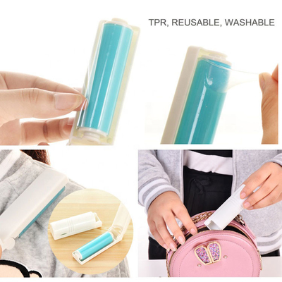 18.7cm Mini Plastic Carpet Clothes Hair Entferner-Rollen-Bürste für Cat Dog