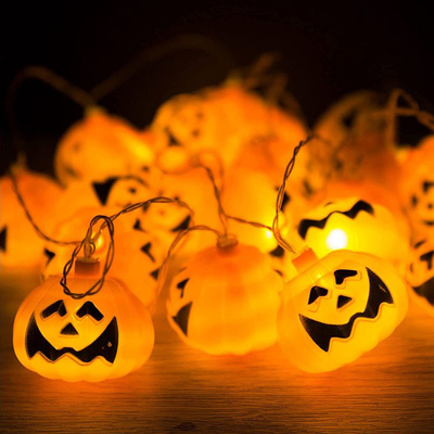 Kürbis-Ketten-Innenlichter der Halloween-Weihnachtsverzierungs-LED im Freien