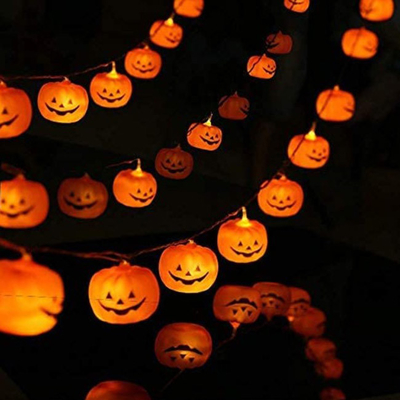 Kürbis-Ketten-Innenlichter der Halloween-Weihnachtsverzierungs-LED im Freien