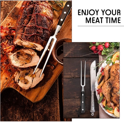 12 Zoll-Steak-Edelstahl GRILL Gabel für Küchen-Braten-Grill