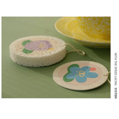 Nette Karikatur-Kompressions-Massen-Küchen-Versorgungen richten den waschenden wiederverwendbaren Schwamm an