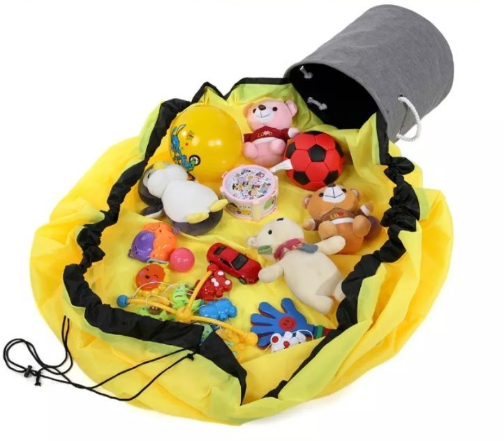 Der Haushalts-Vorratsbehälter-Spiel Mat Drawstring Toy Storage Bag der kundengebundene Kinder