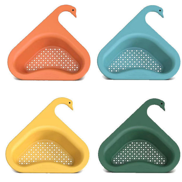 Schwan-Abflusssieb-Vielzweckabfluss-Regal-Dreieck-Wannen-Filter-Küchen-Versorgungen